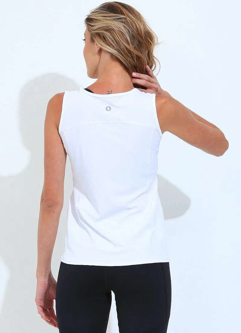 Connect Tank (White) UPF 50 