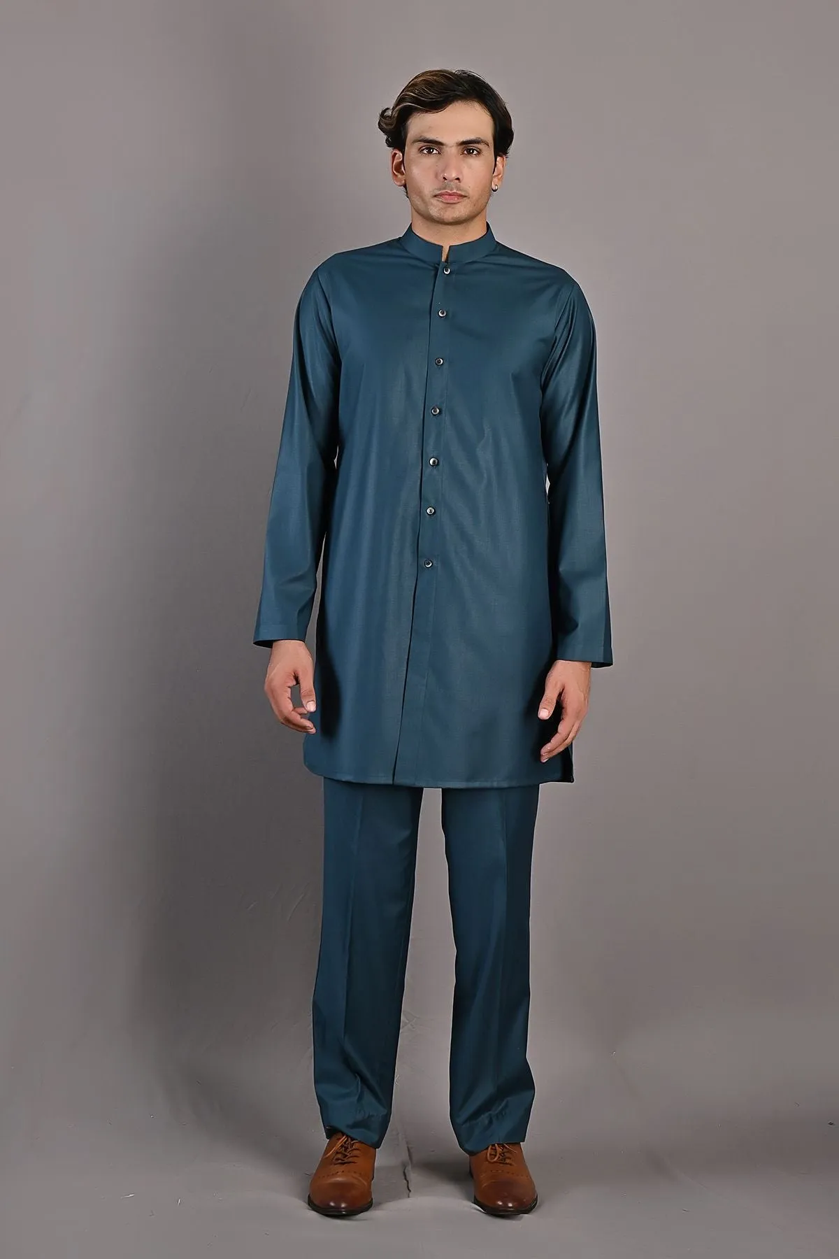 Cosmos Multi Printed Bandhgala Jacket  With Kurta Set