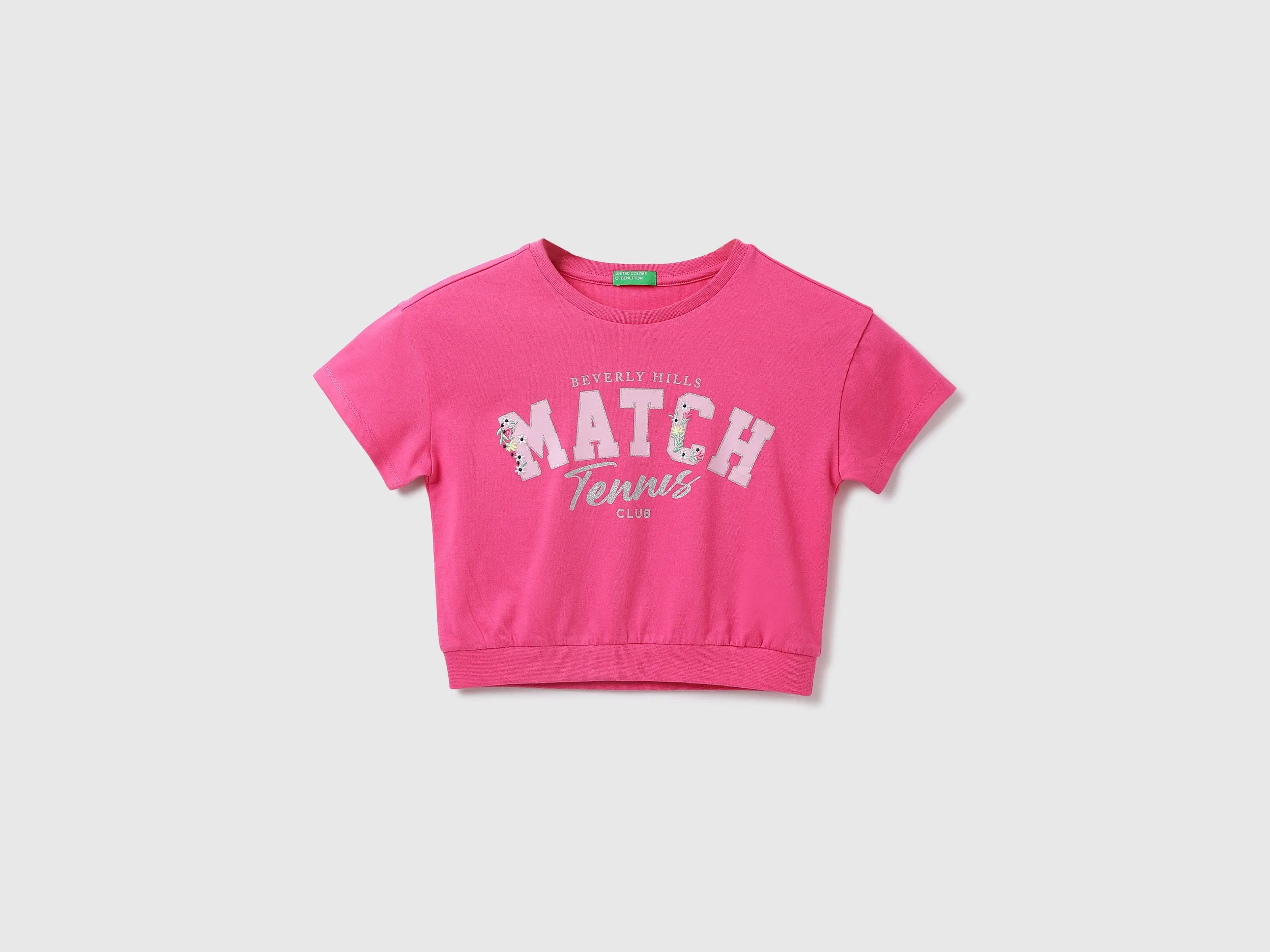 Cotton Printed Round Neck Girls T-shirts