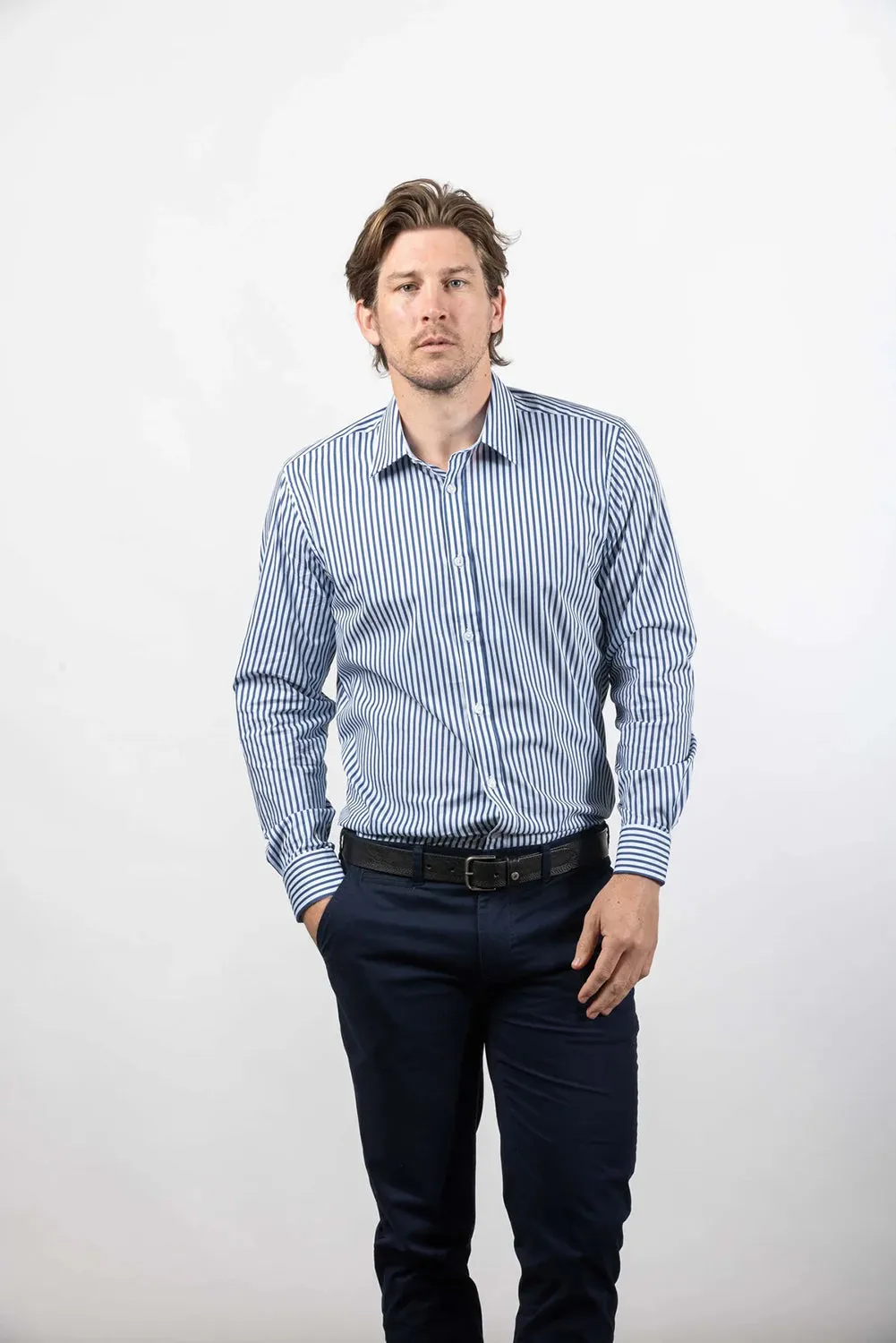 CUTLER & CO BLAKE STRIPE L/S SHIRT CS21260