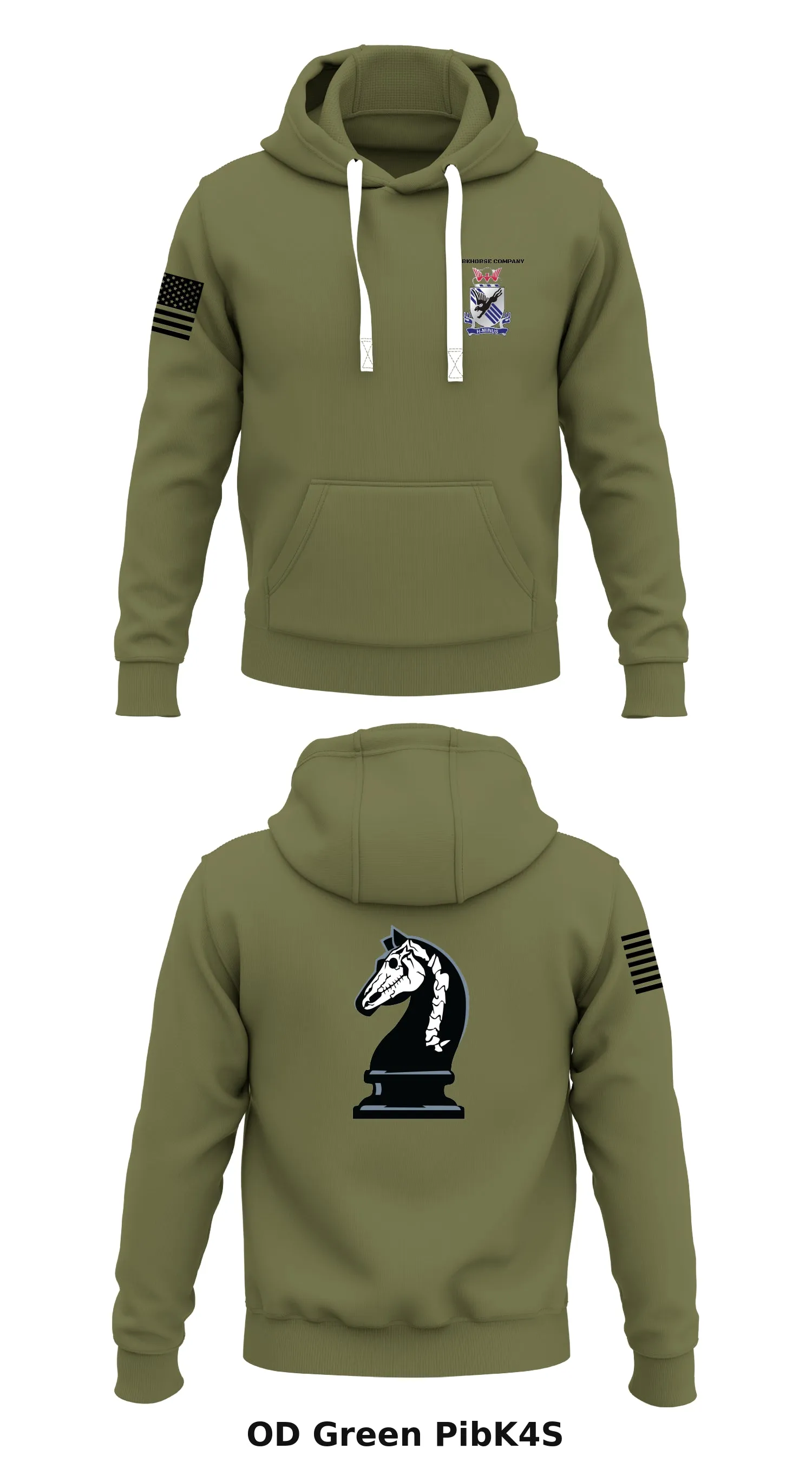 D Co, 37th AEB Store 1  Core Men's Hooded Performance Sweatshirt - PibK4S