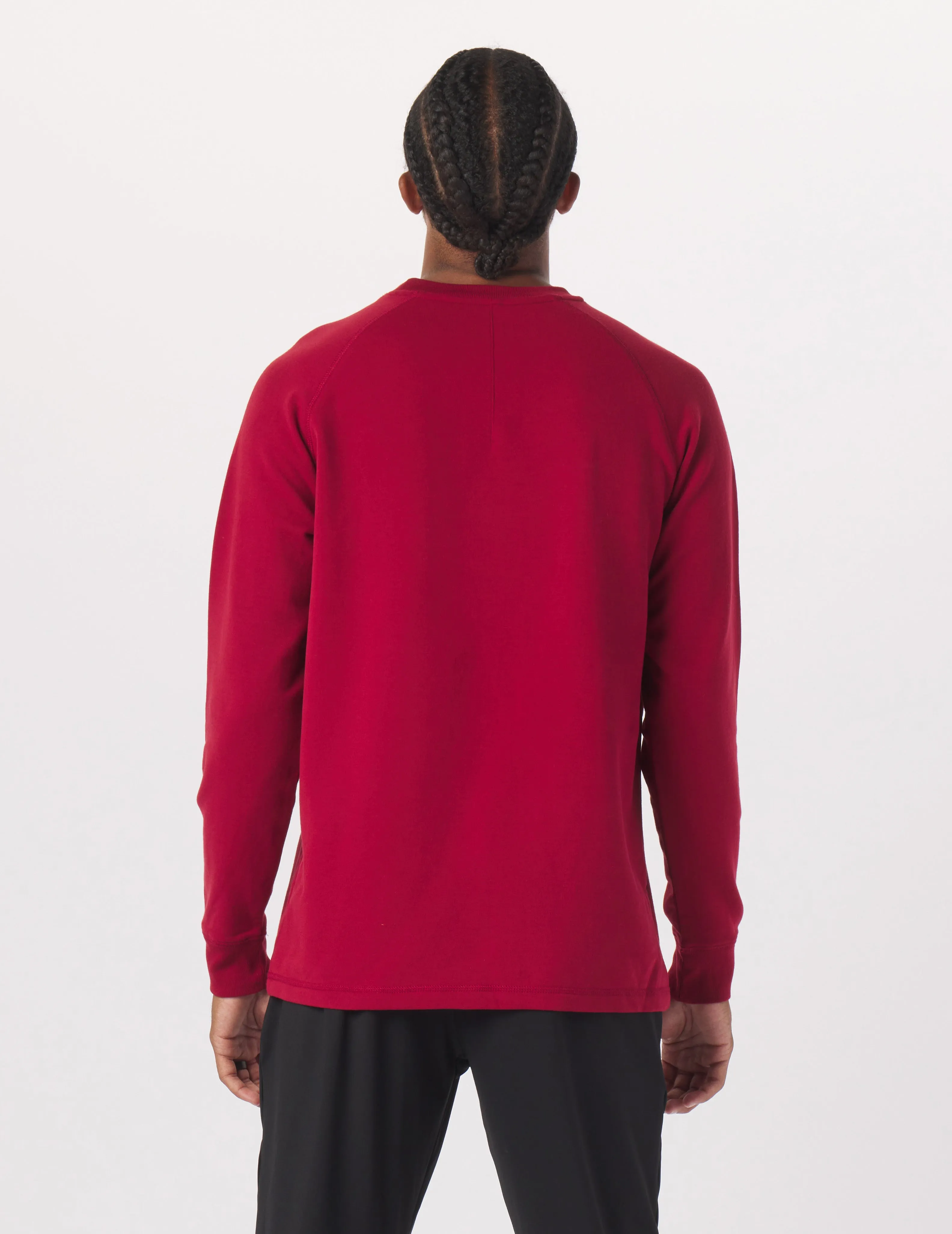 Dakota Crewneck: Cardinal