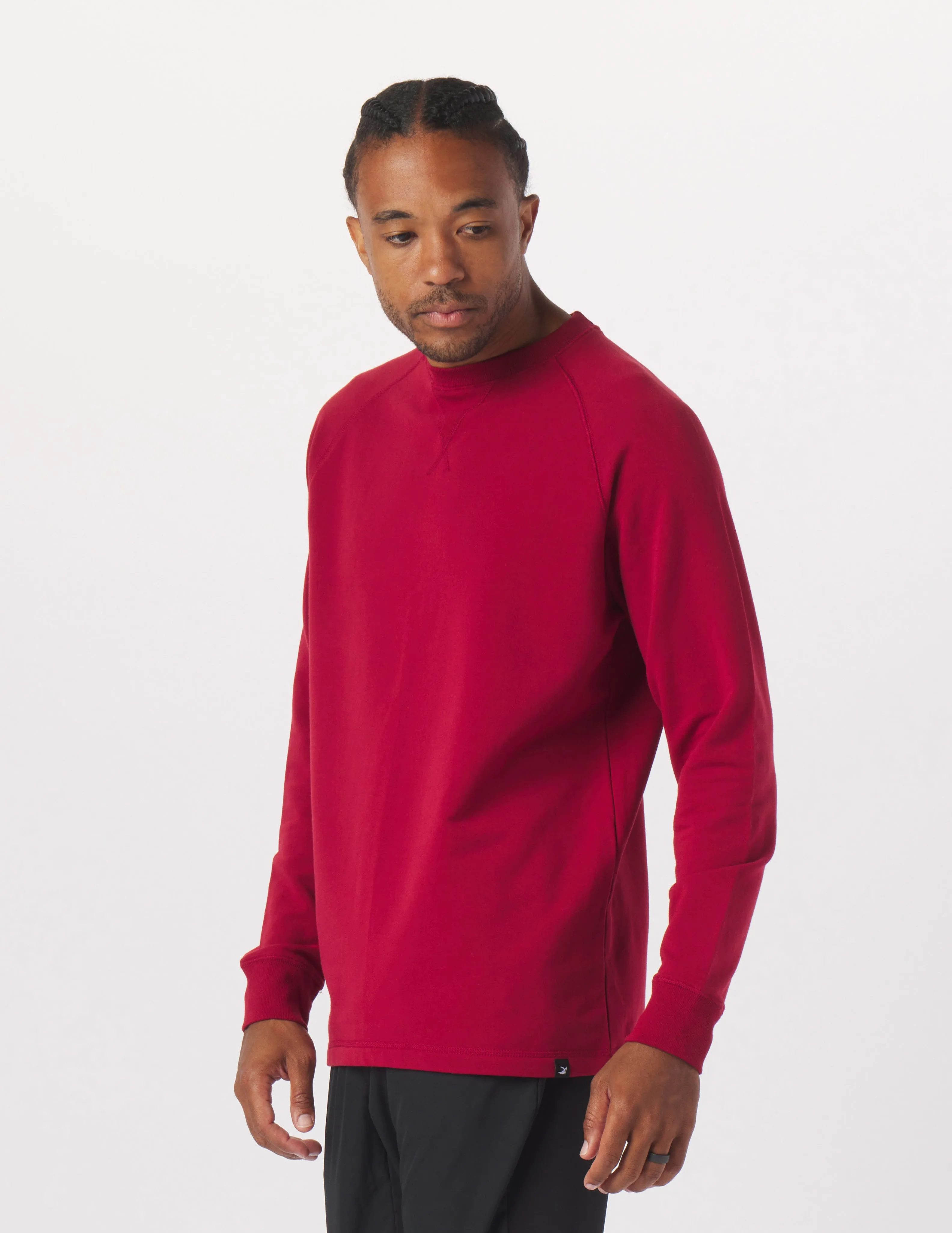 Dakota Crewneck: Cardinal