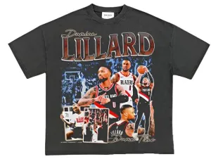 DAMIAN LILLARD BLACK TEE