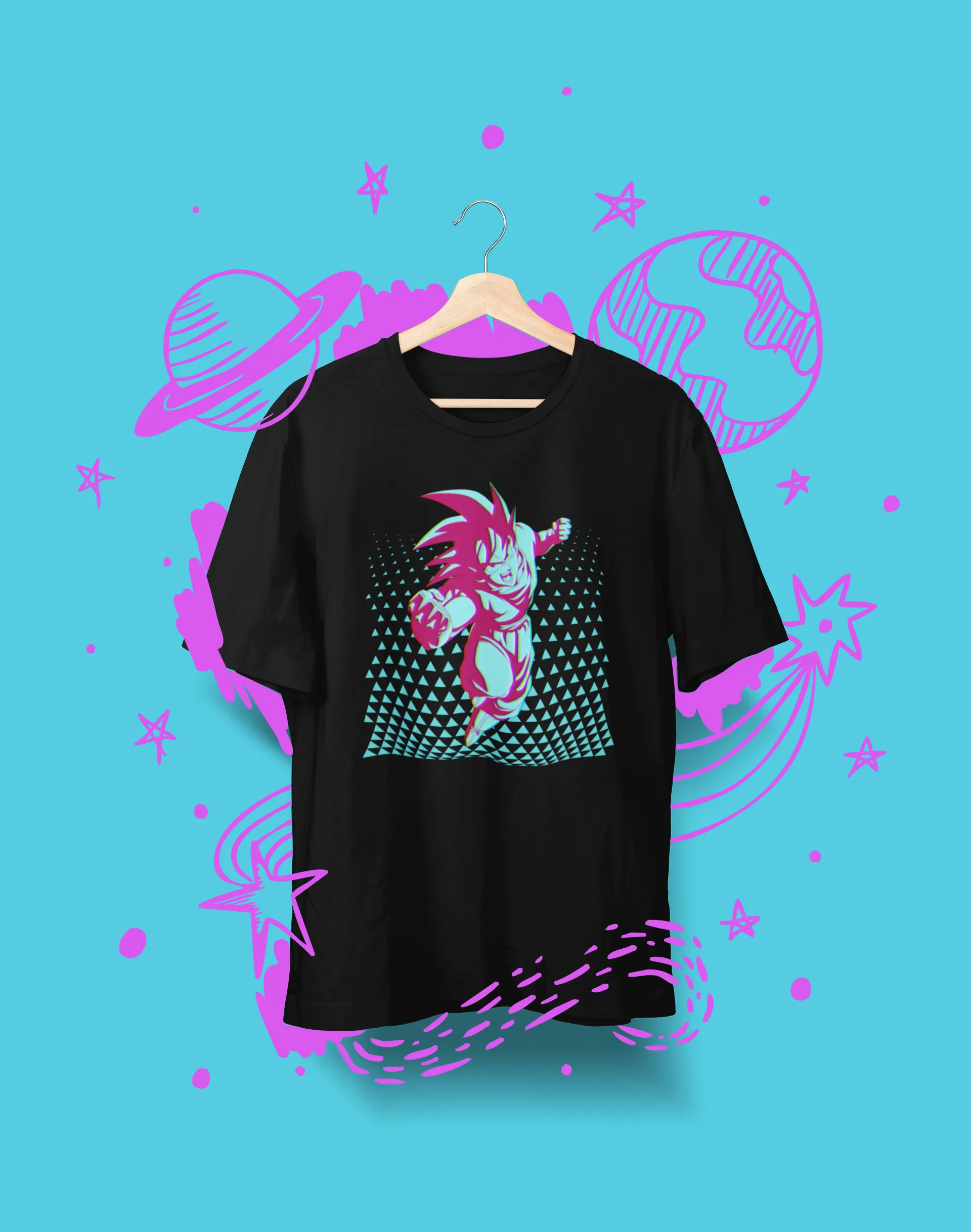 DBZ (Rad Goku) - Heavy Cotton Tee