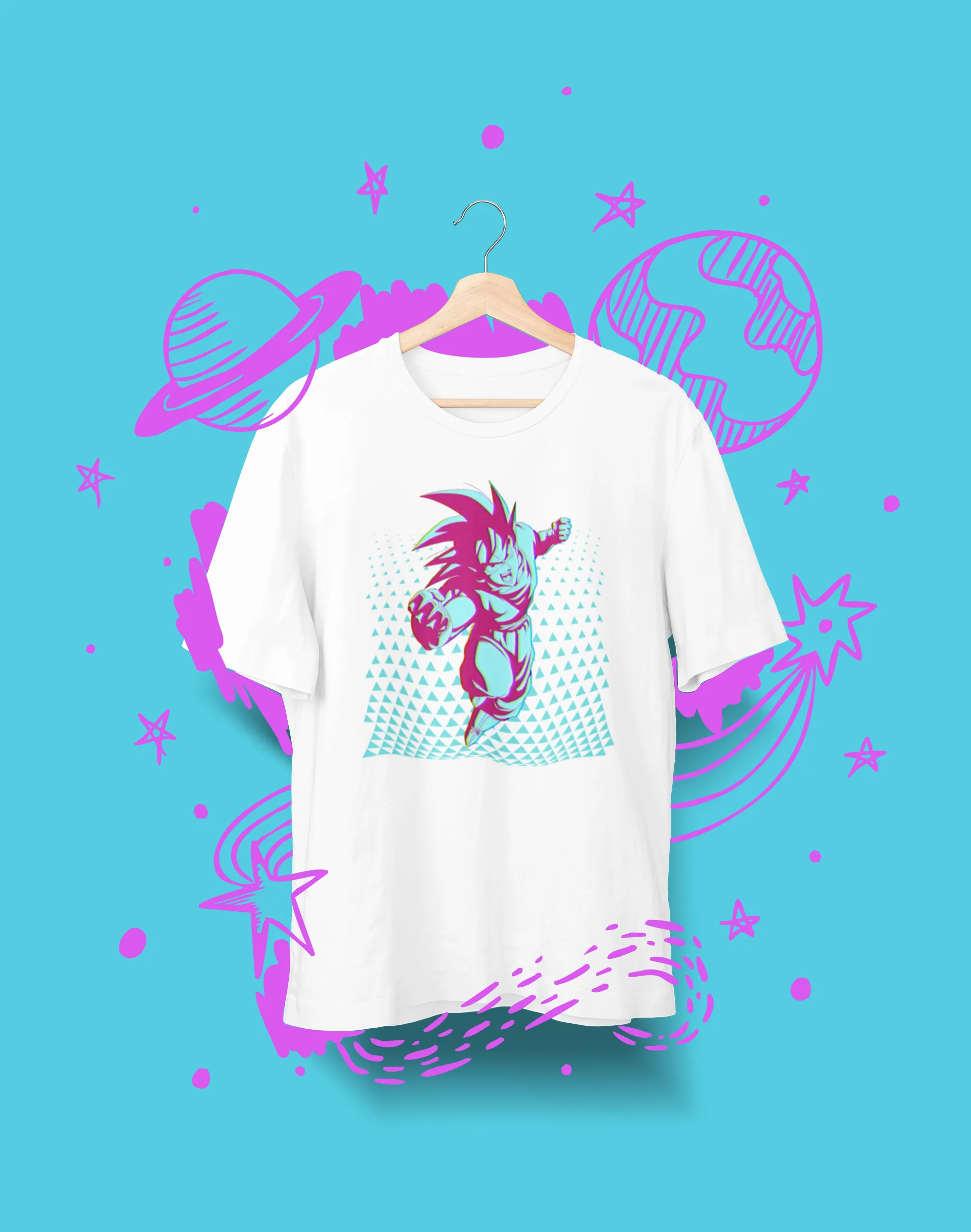 DBZ (Rad Goku) - Heavy Cotton Tee