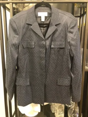 Deep Blue Blazer, size 14  #7049
