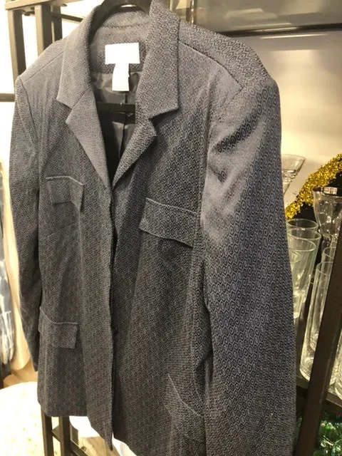 Deep Blue Blazer, size 14  #7049