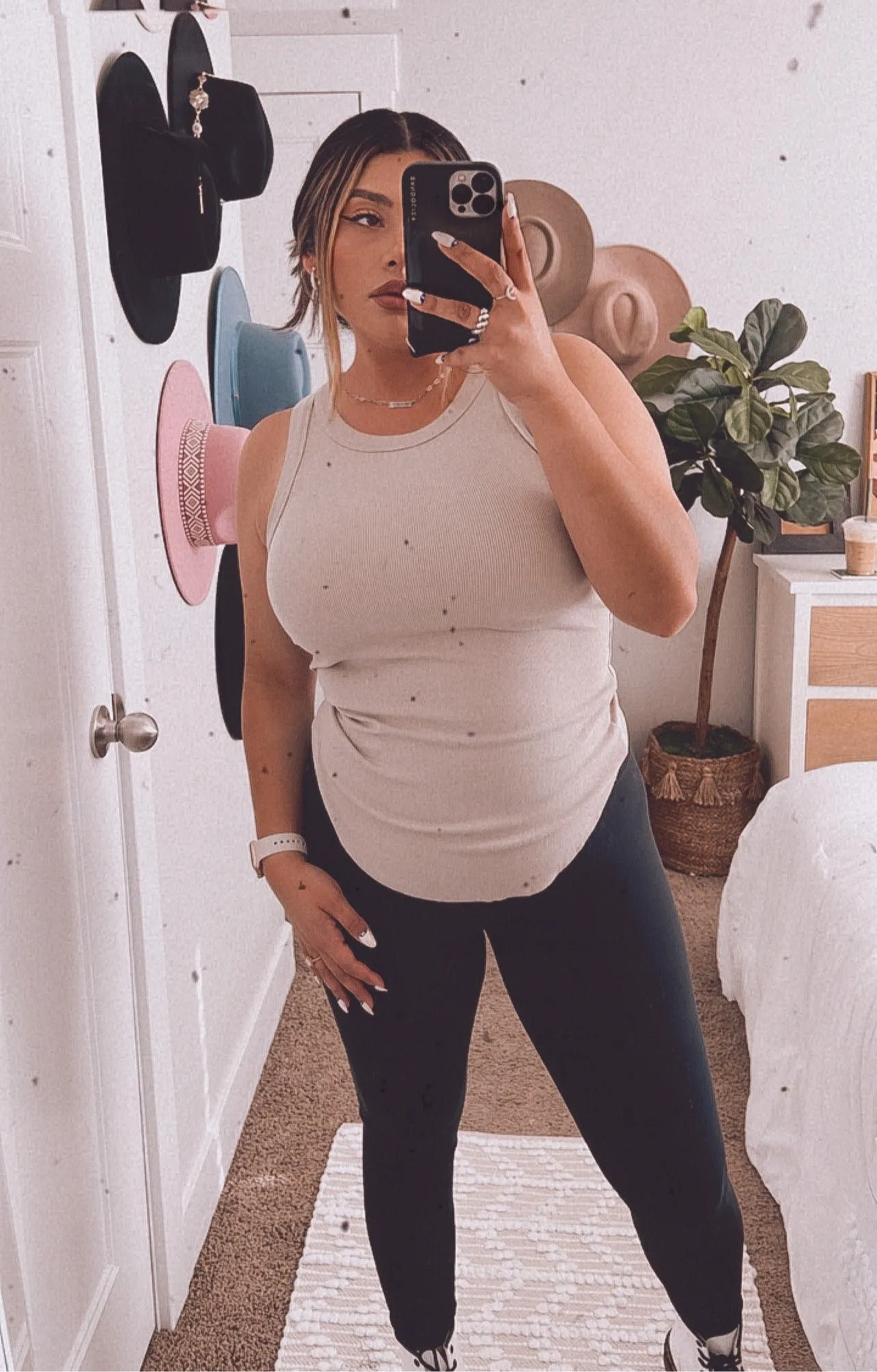 deep healing ribbed tank- SHELL