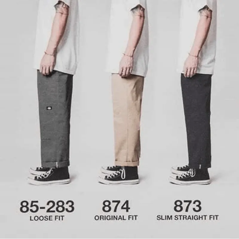 DICKIES - 873 Slim Straight Fit Pants - BLACK