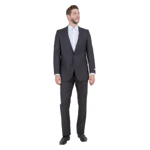 Dk. Gray Solid 2-PC Slim Fit Performance Stretch Suits