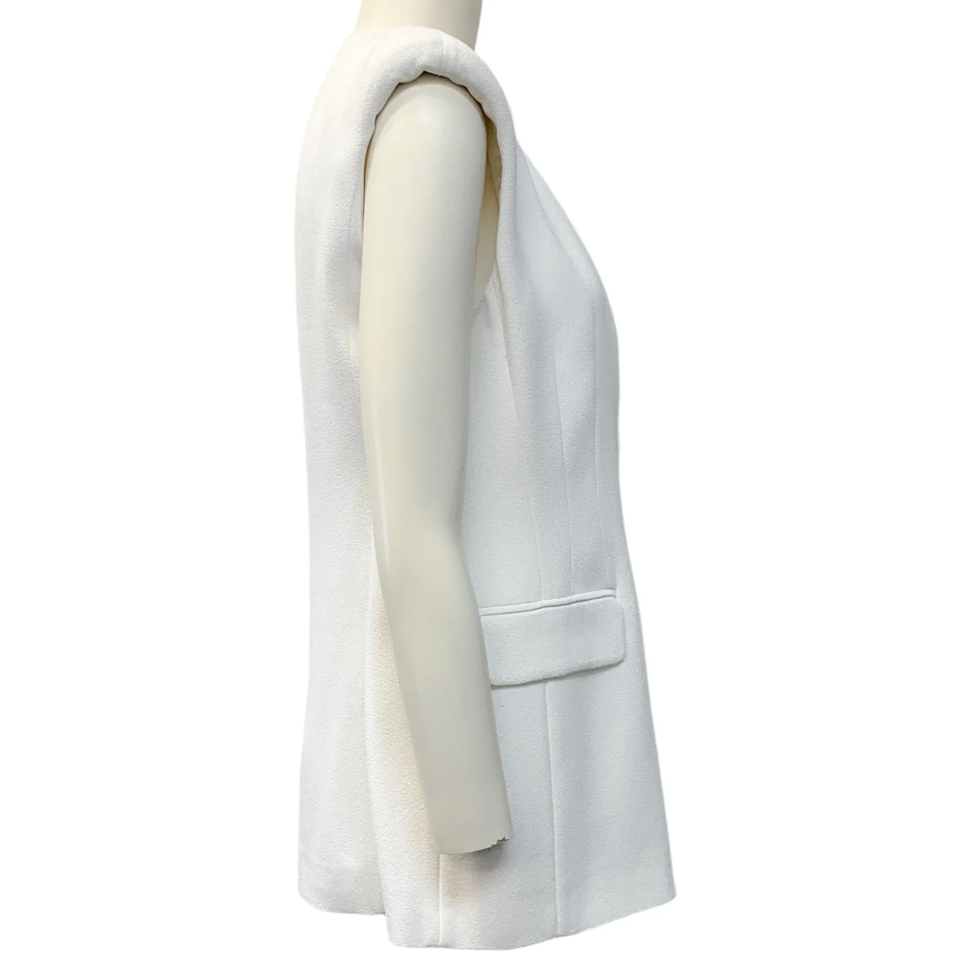 Dries Van Noten White Barona Vest