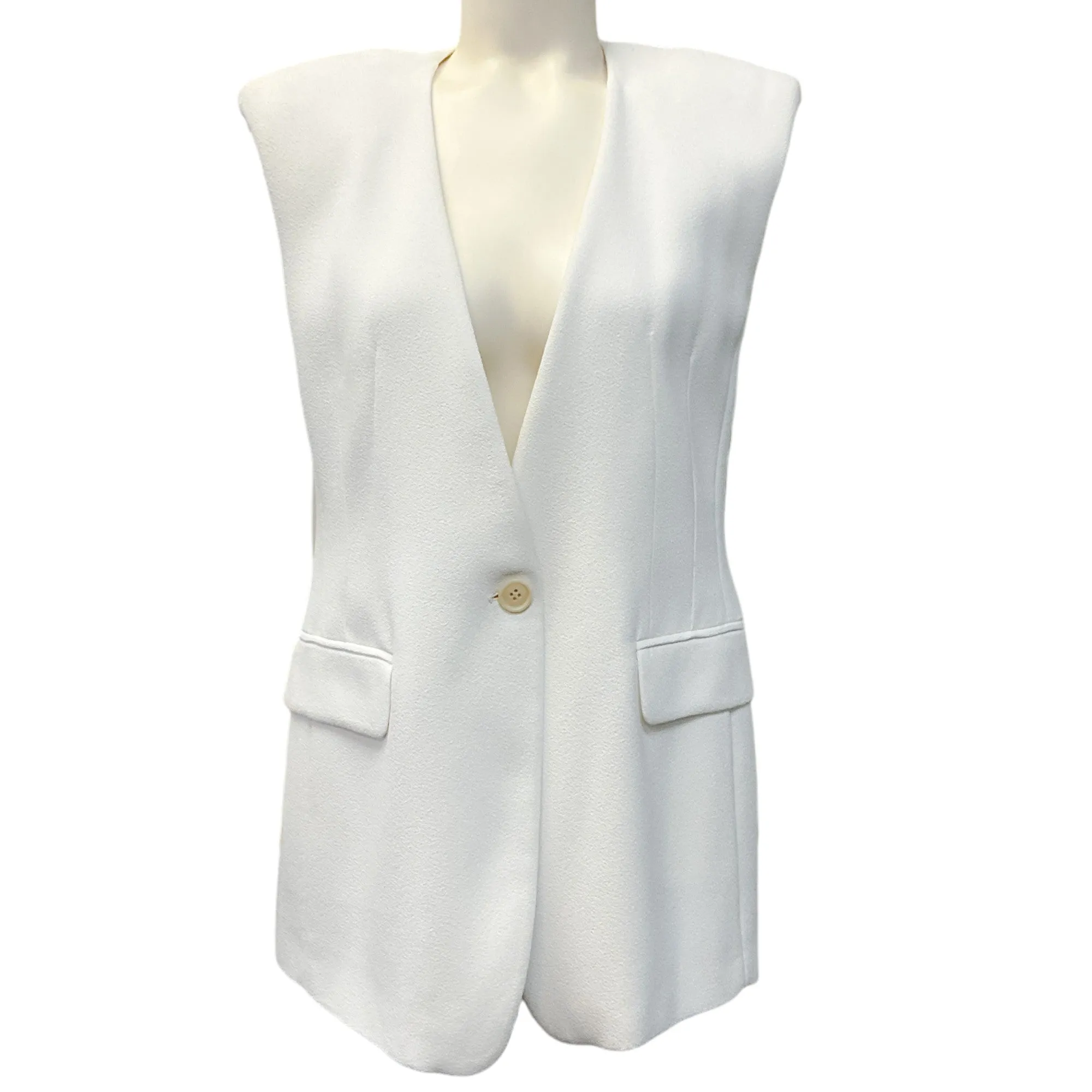 Dries Van Noten White Barona Vest