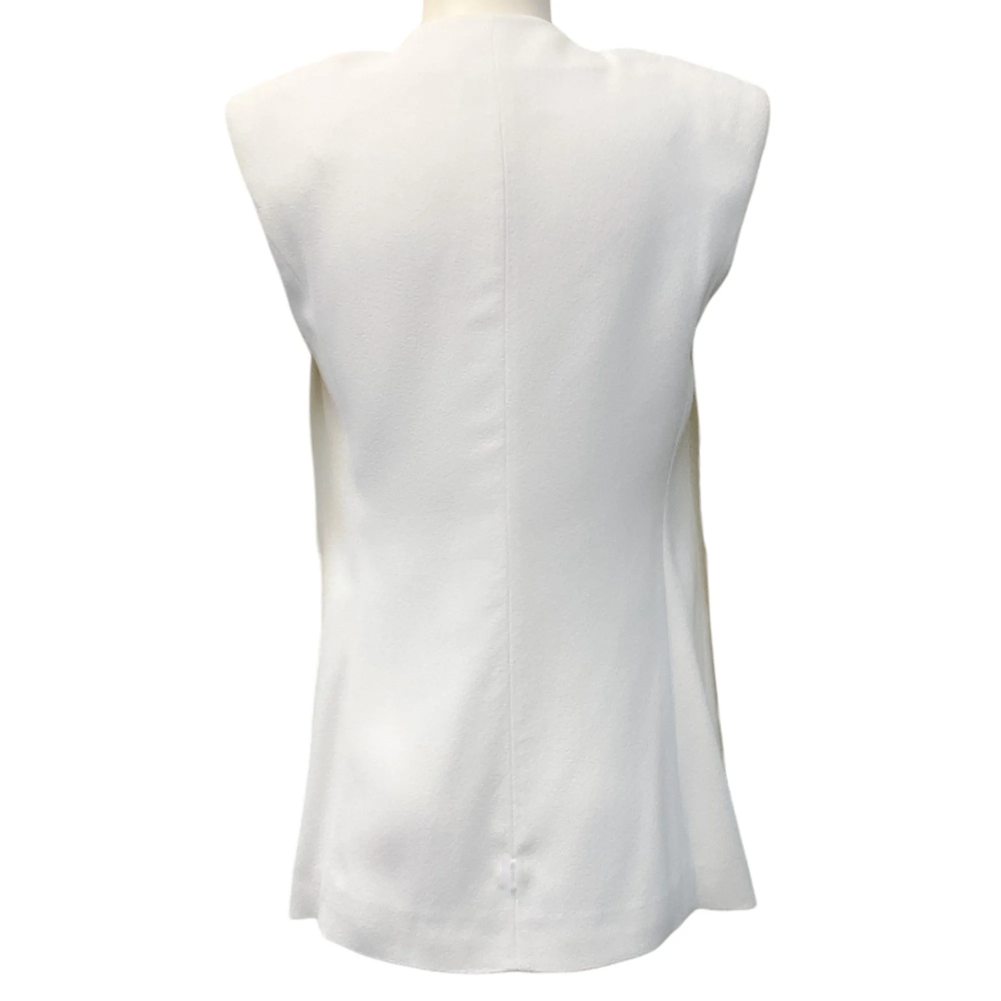 Dries Van Noten White Barona Vest