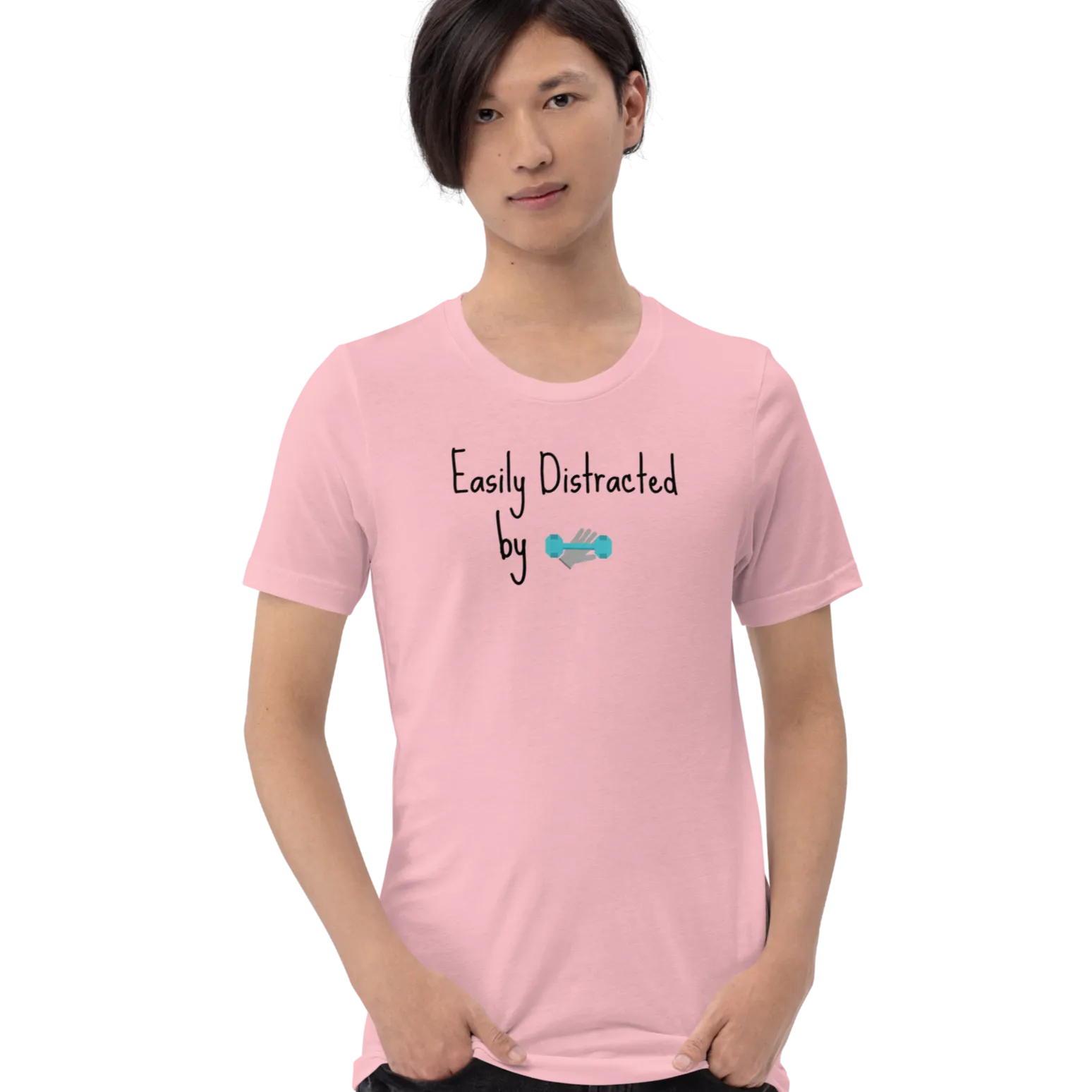 Easily Distracted by Dog Obedience T-Shirts - Light