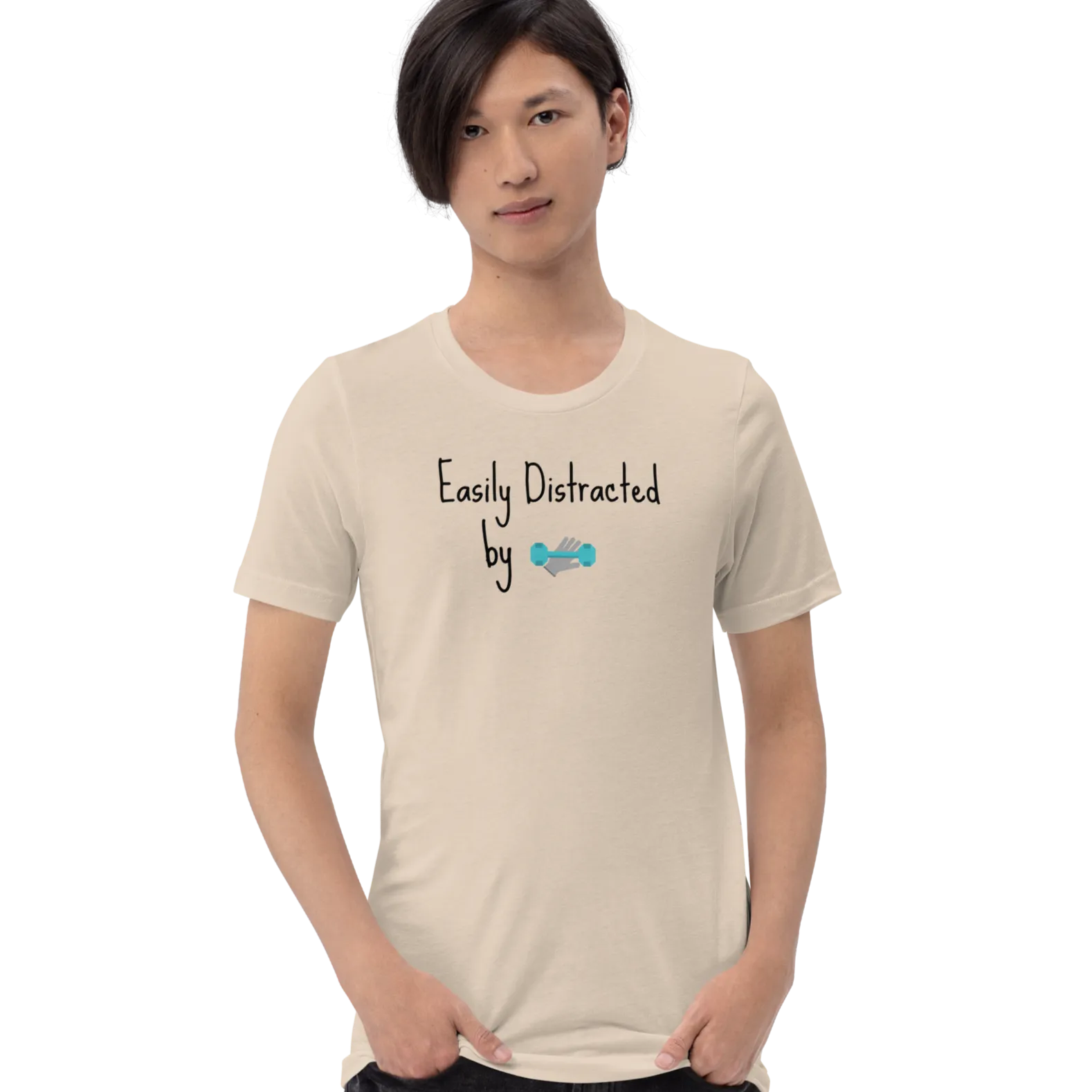 Easily Distracted by Dog Obedience T-Shirts - Light