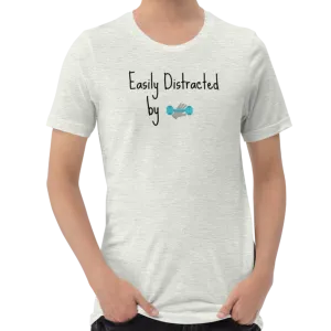 Easily Distracted by Dog Obedience T-Shirts - Light