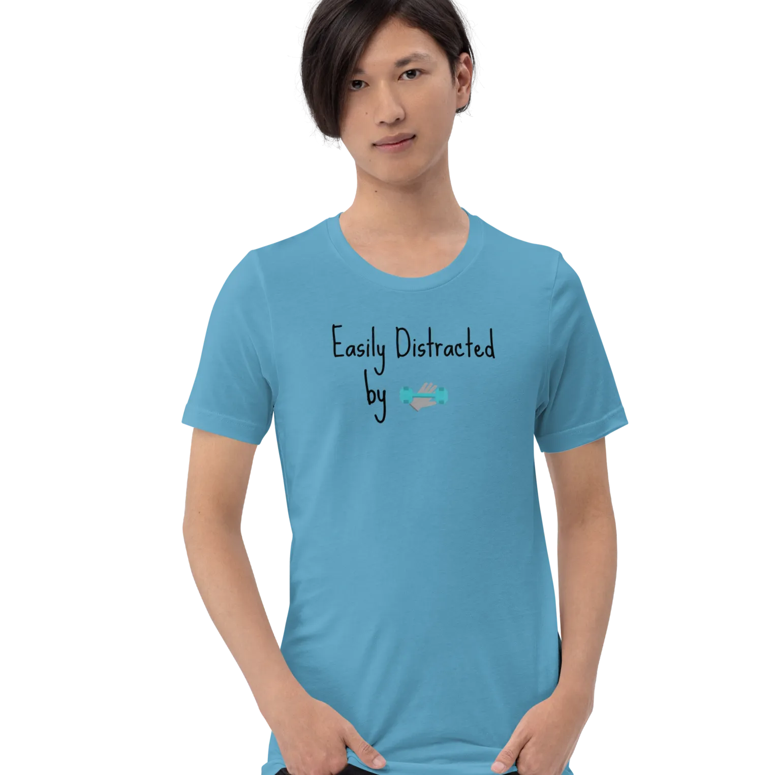 Easily Distracted by Dog Obedience T-Shirts - Light