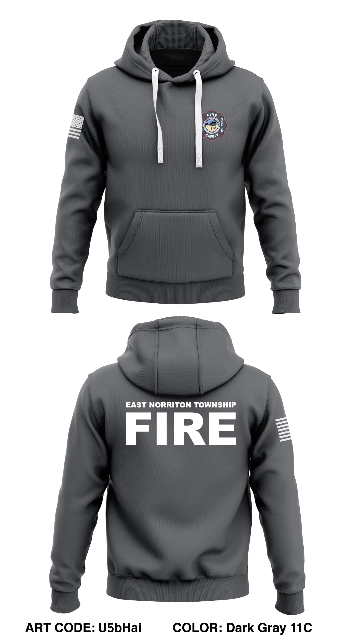 East Norriton Township Store 1  Core Men's Hooded Performance Sweatshirt - U5bHai