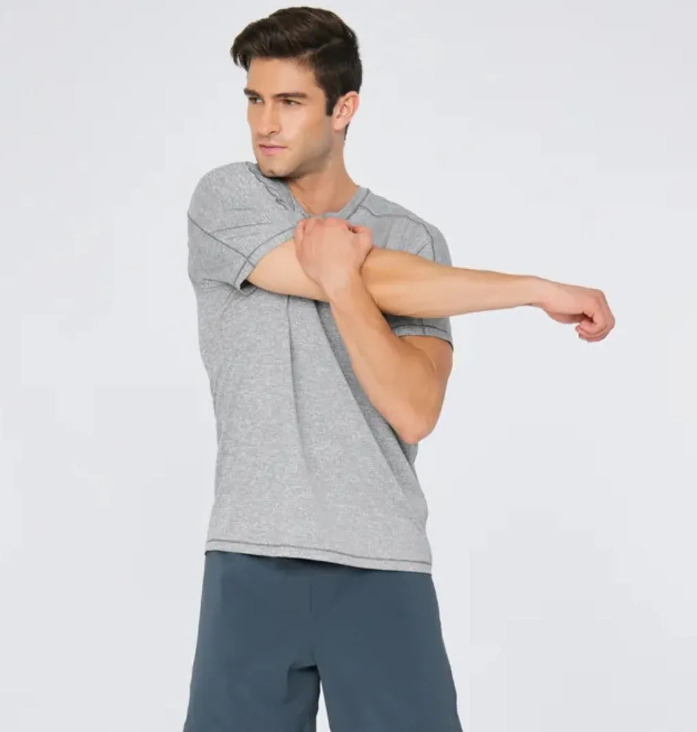 easyoga Bertii Men's City Scope Tee - M01 M-Black White