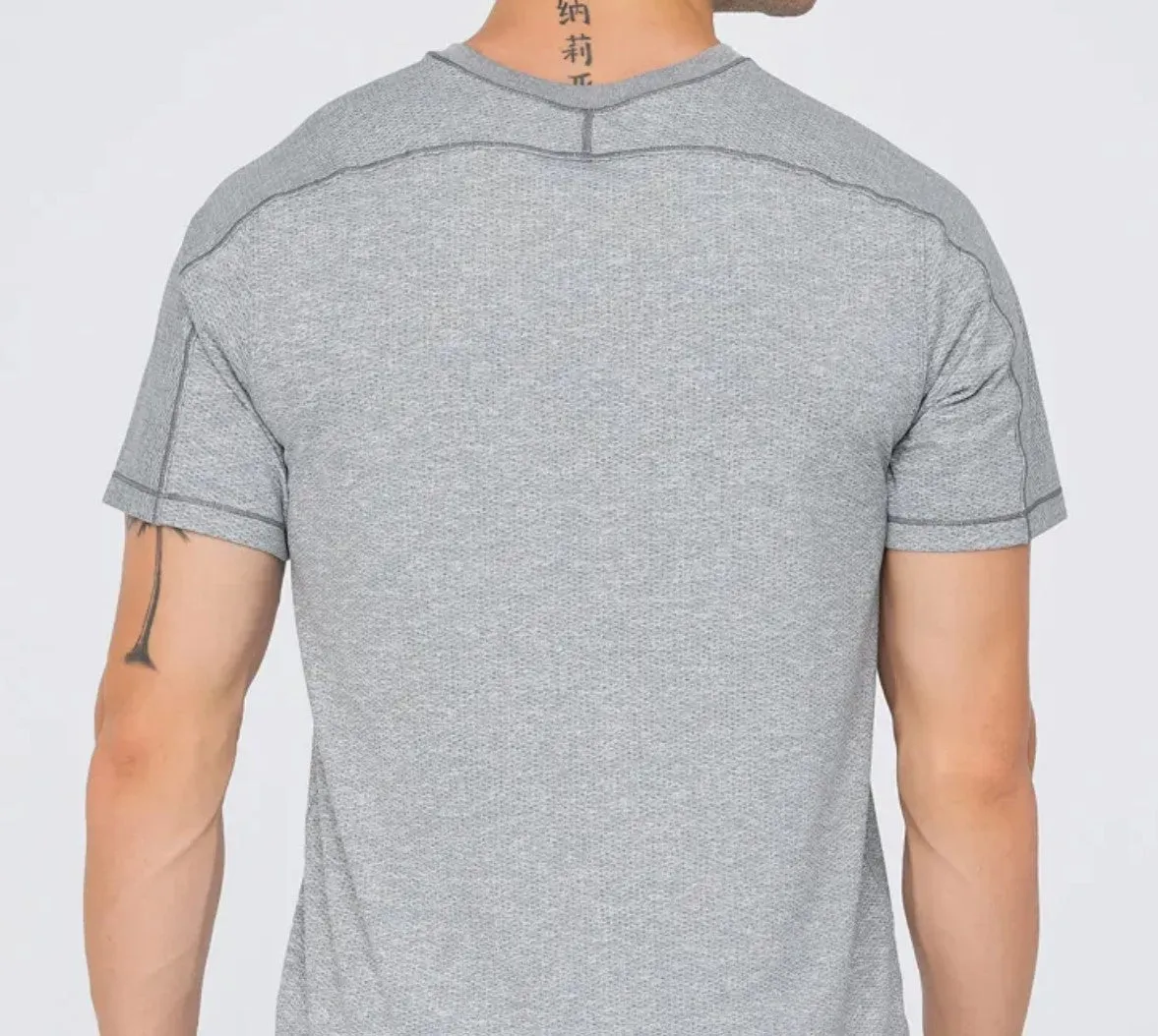 easyoga Bertii Men's City Scope Tee - M01 M-Black White