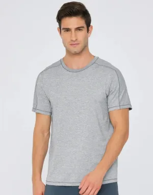 easyoga Bertii Men's City Scope Tee - M01 M-Black White