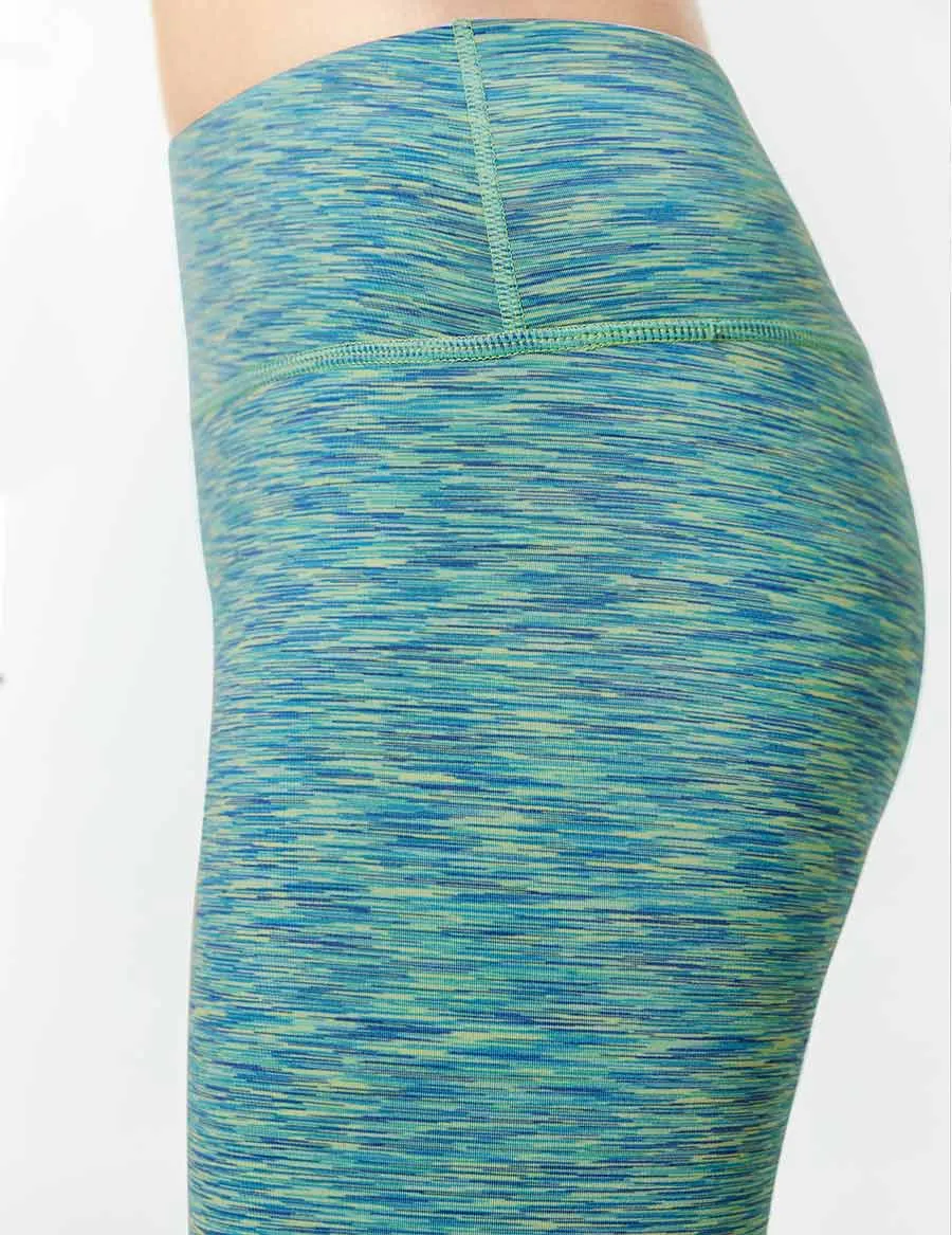 easyoga LA-VEDA Twiggy Core Tights3 - D57 Dark/Light Green Stripe