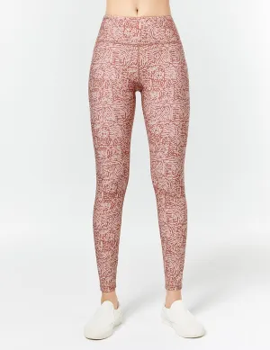 easyoga LA-VEDA Twiggy Core Tights3 - FD8 Tribe Brick Red
