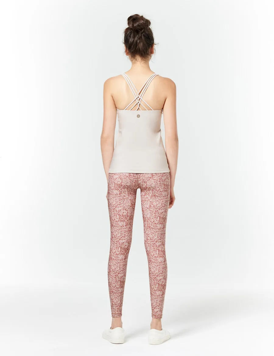 easyoga LA-VEDA Twiggy Core Tights3 - FD8 Tribe Brick Red