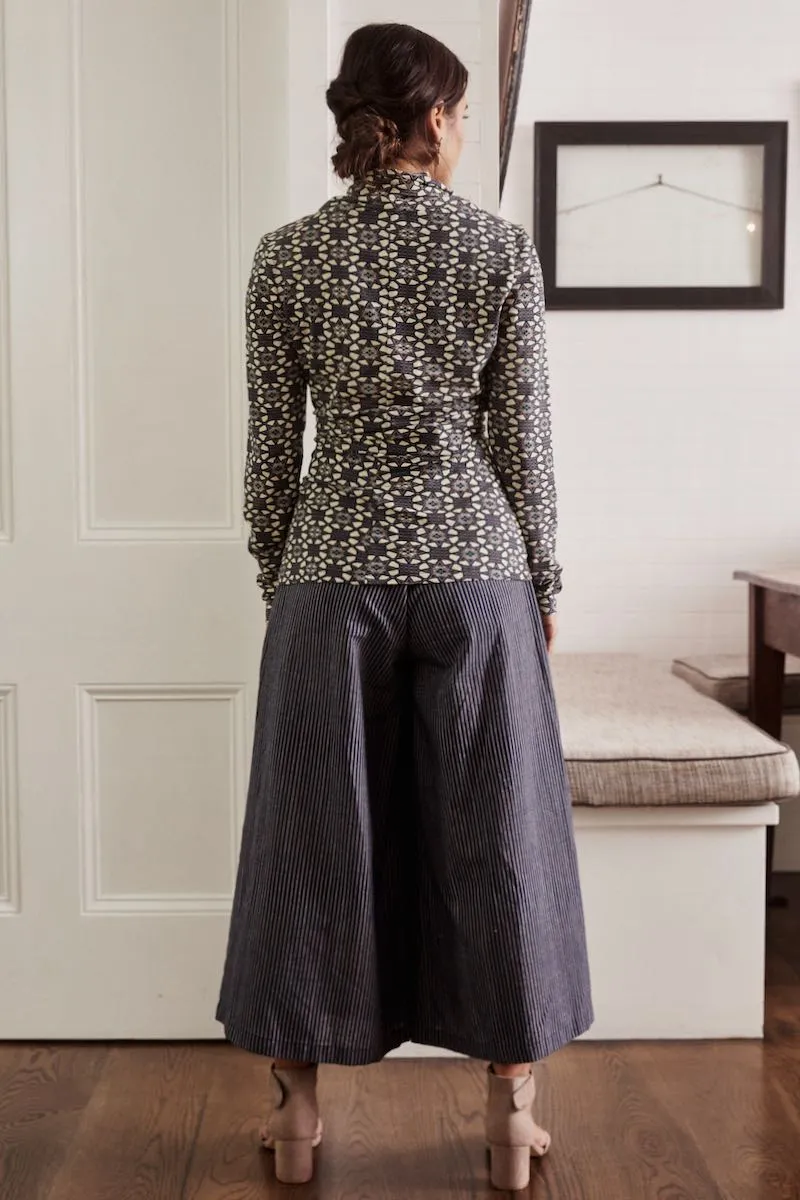 Ebony Top - Indigo