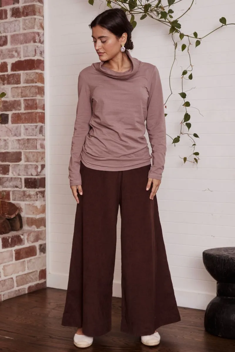Ebony Top - Taupe