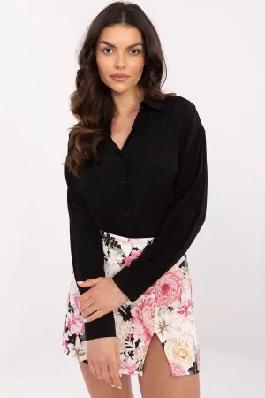 Elegant long sleeve classic cut shirt