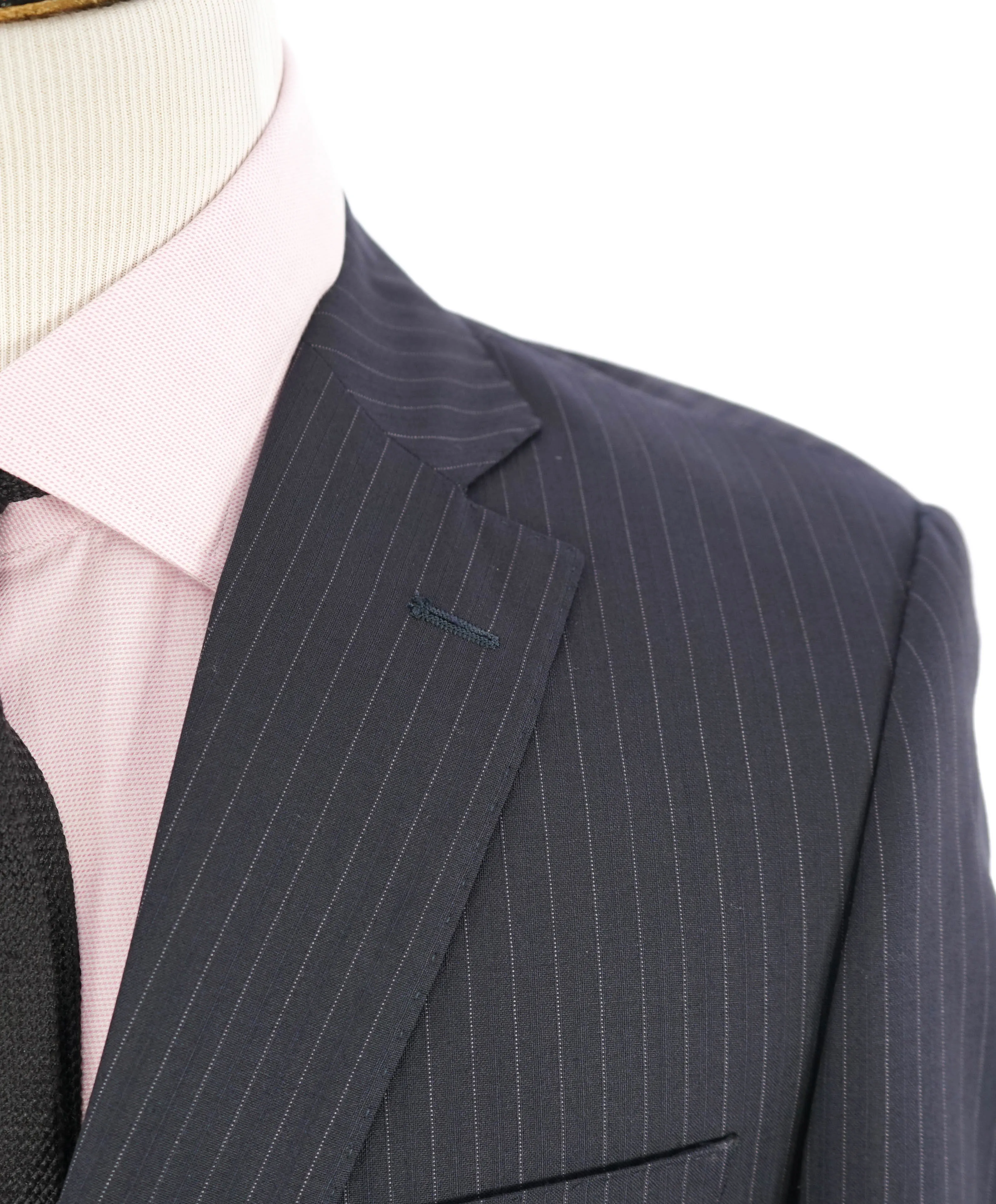 ERMENEGILDO ZEGNA - By SAKS FIFTH AVENUE "Slim" Chalk Stripe Suit - 38R