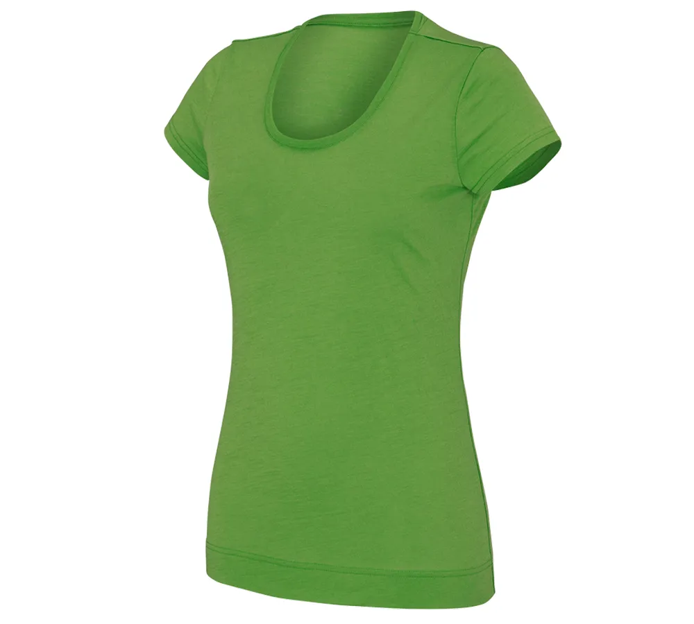 e.s. ženska kratka majica Merino light