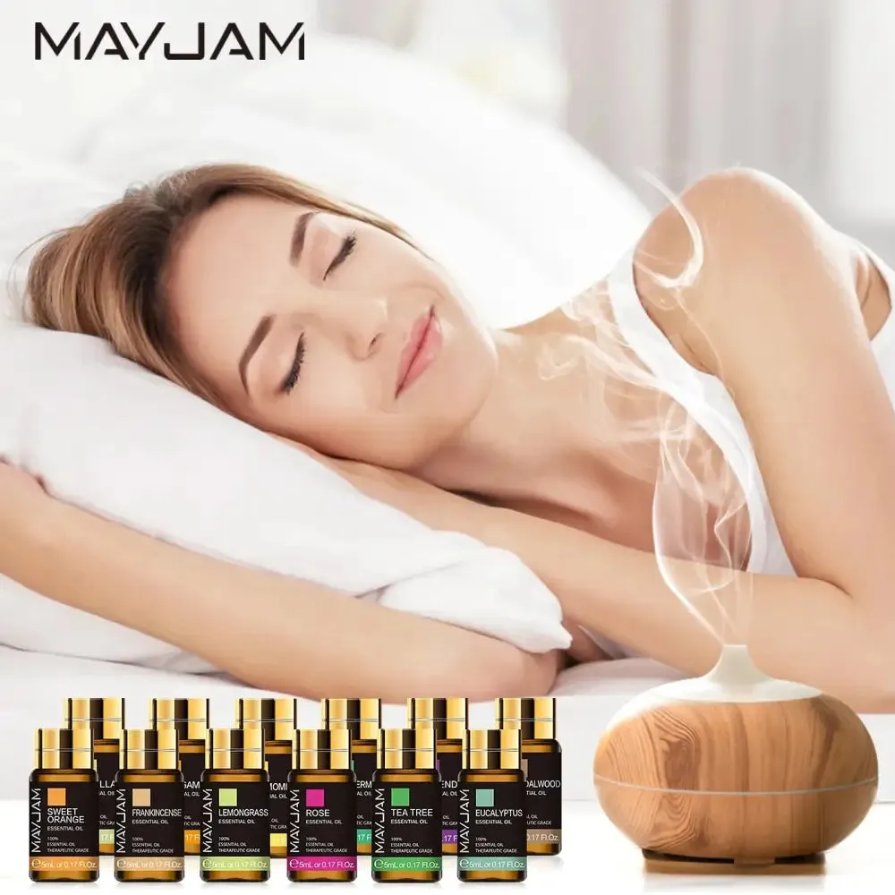 Essential Oils Gift Set 20 Bottles in Elegant Black Gold Box