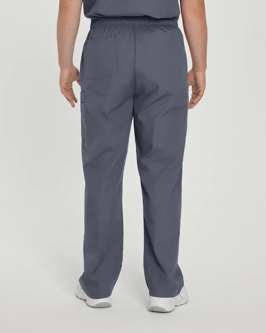 Essentials Men's Straight-Leg Cargo Scrub Pants - 8555