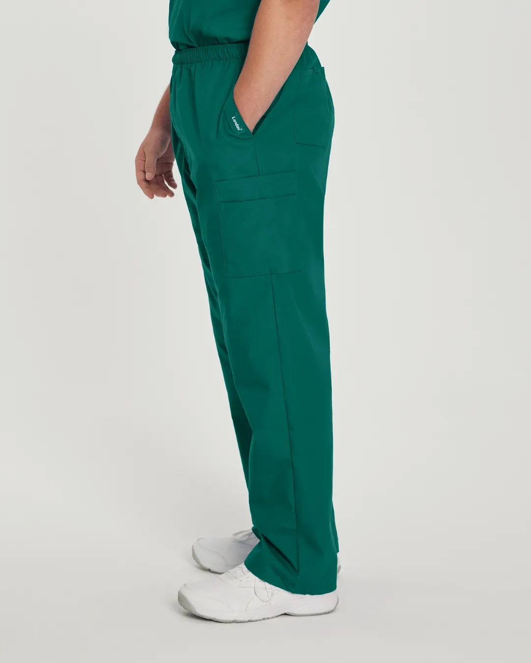 Essentials Men's Straight-Leg Cargo Scrub Pants - 8555