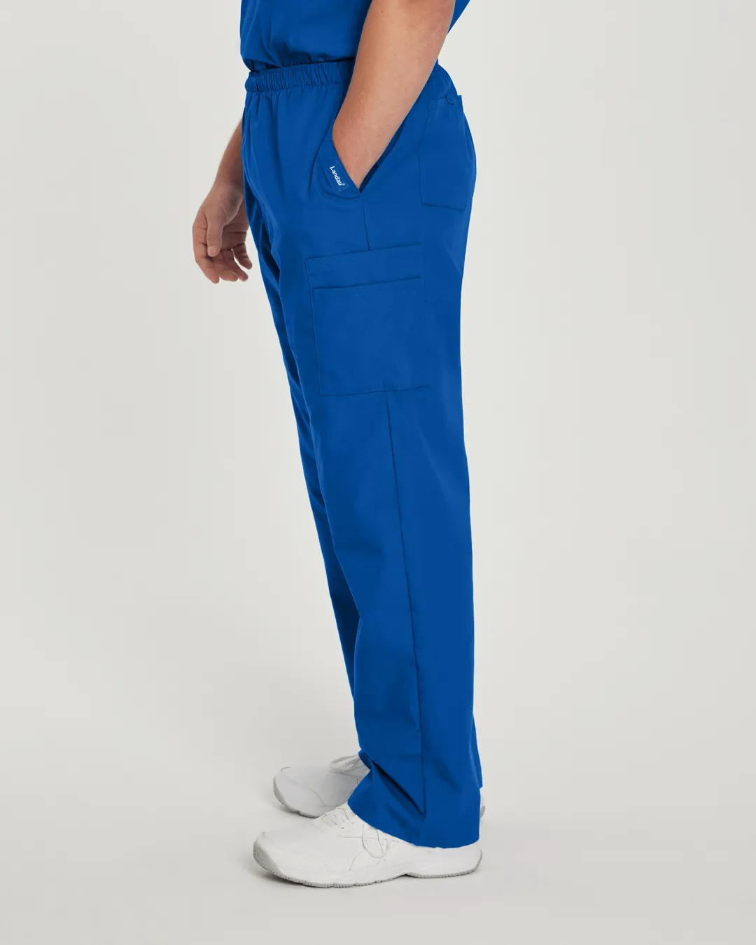 Essentials Men's Straight-Leg Cargo Scrub Pants - 8555