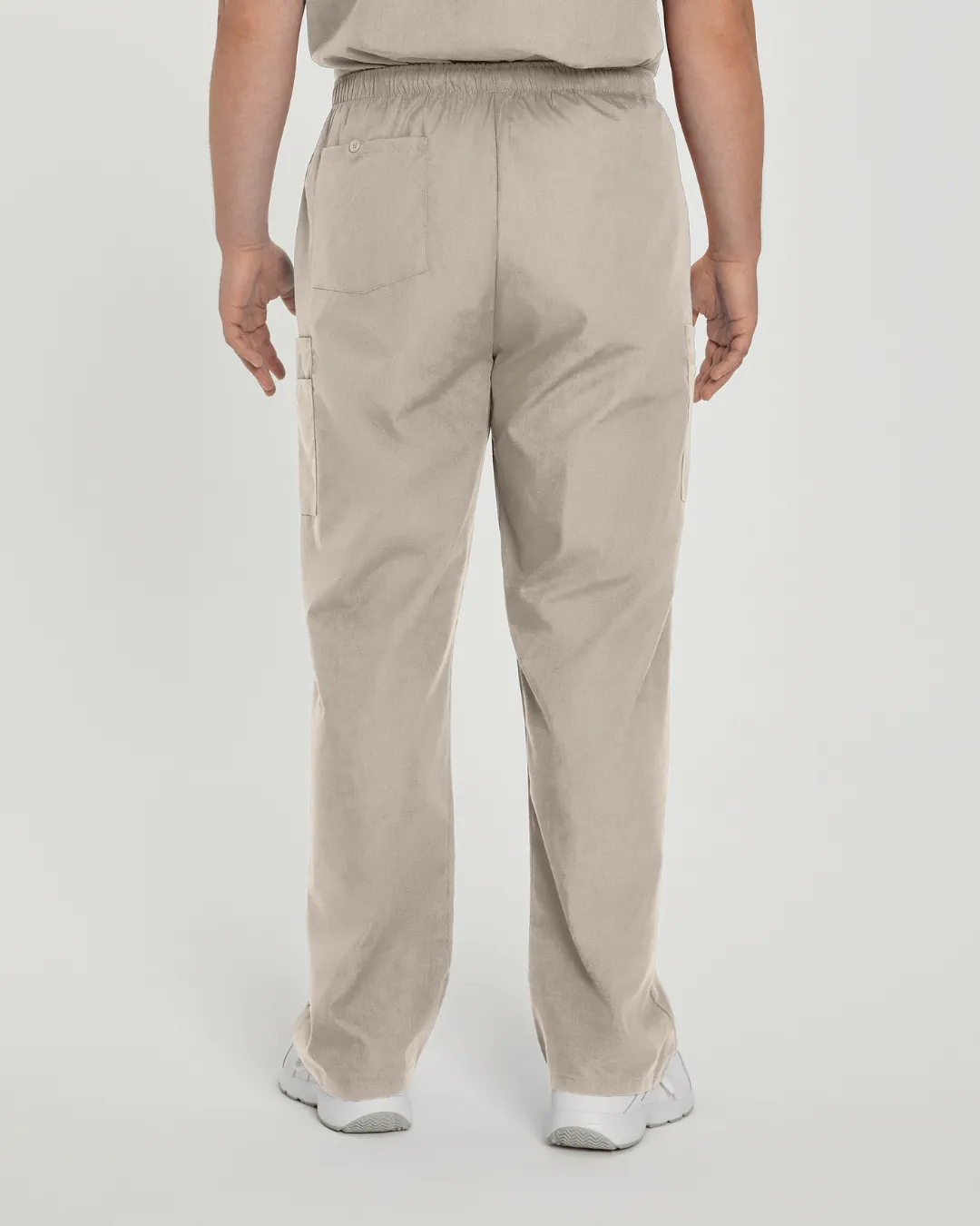 Essentials Men's Straight-Leg Cargo Scrub Pants - 8555