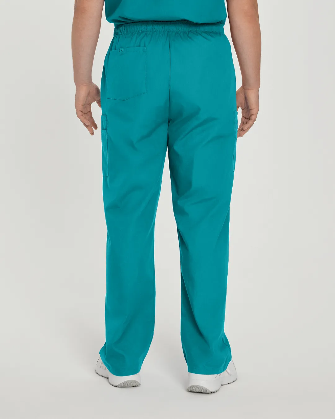Essentials Men's Straight-Leg Cargo Scrub Pants - 8555