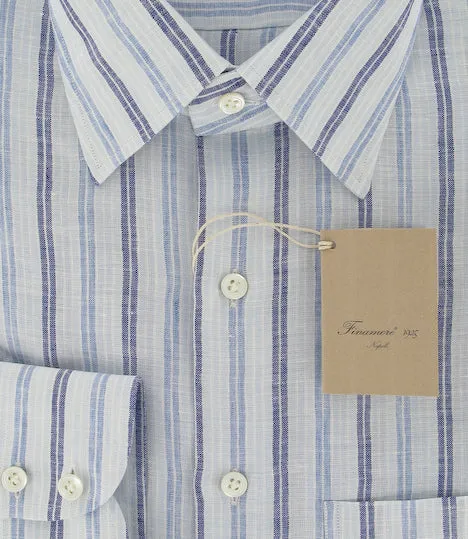 Finamore Napoli Light Blue Shirt – Size: Medium US