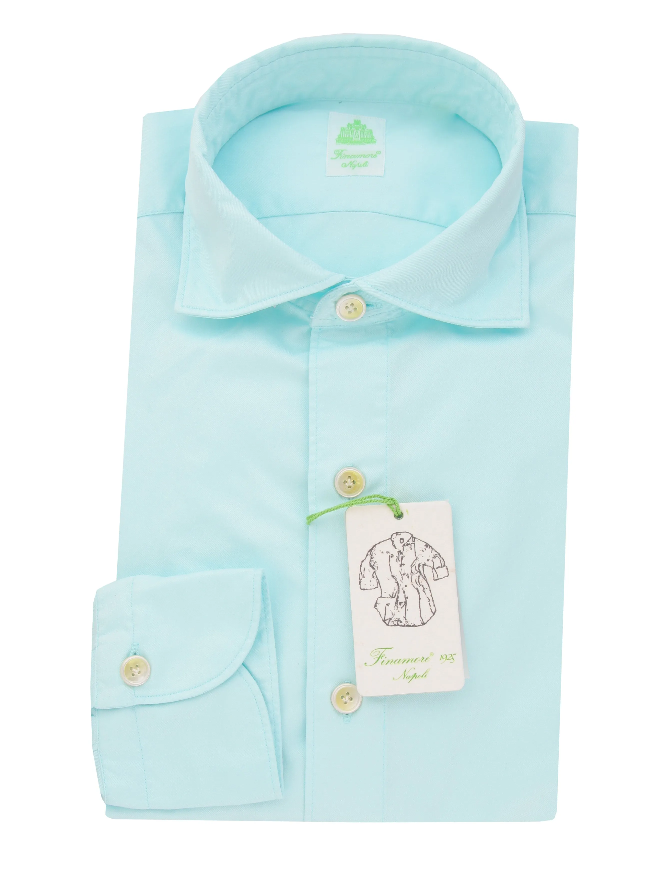 Finamore Napoli Light Blue Shirt - Slim