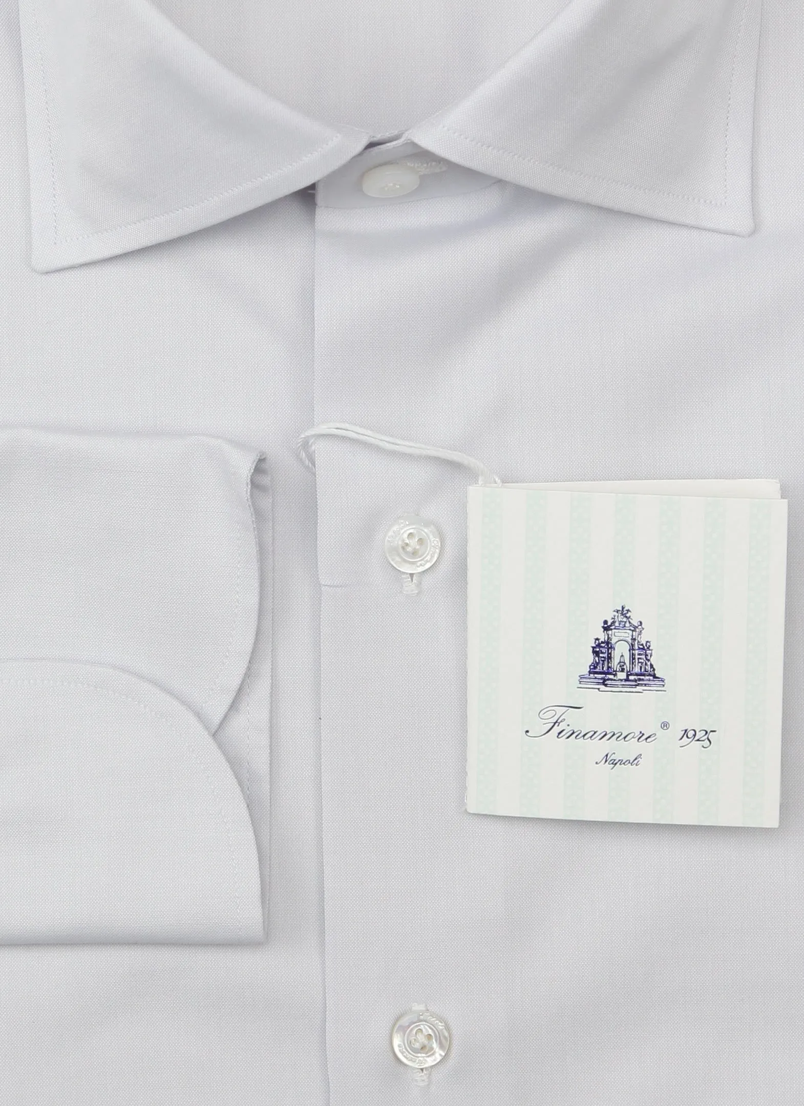 Finamore Napoli Light Gray Shirt - Slim
