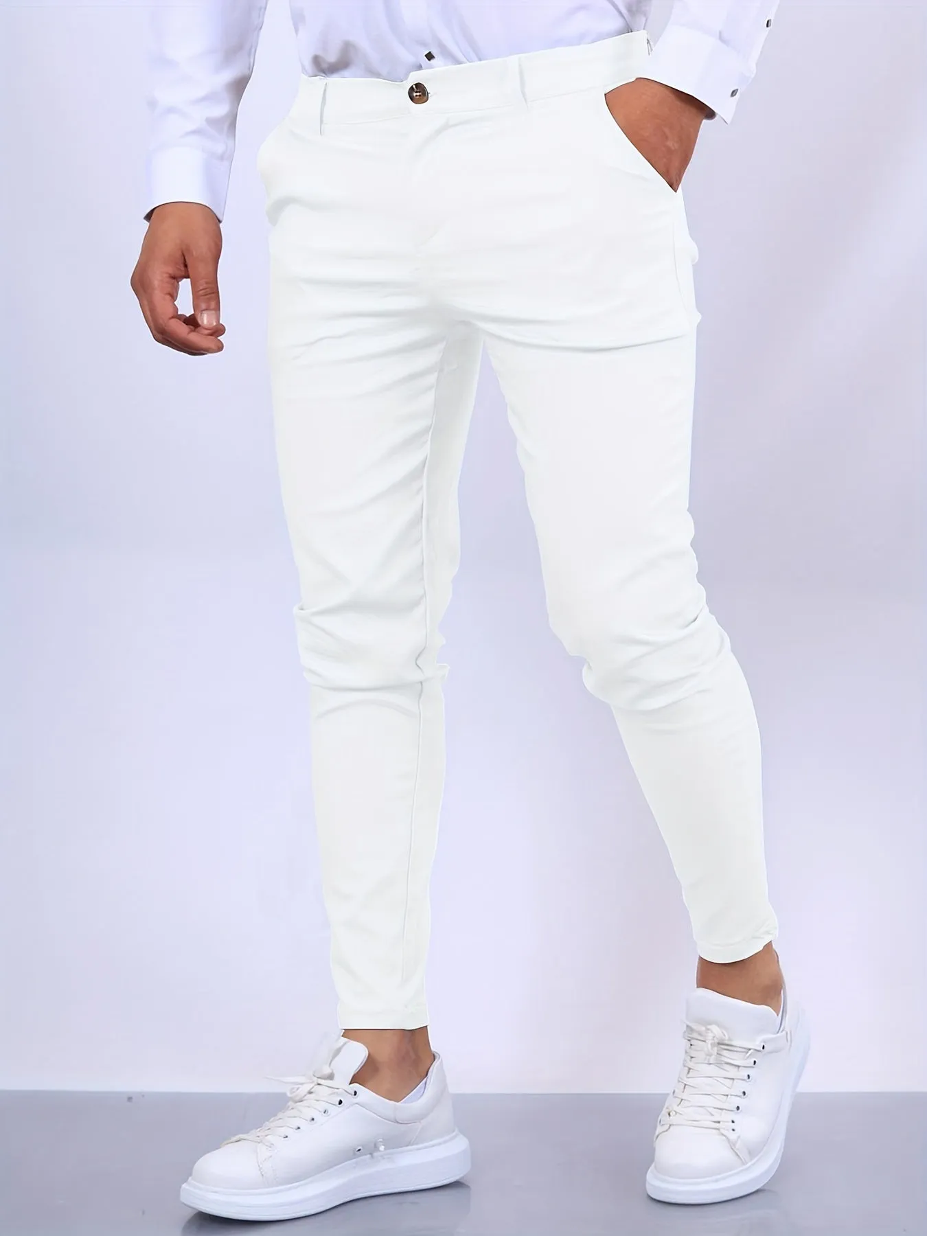 FlexiMove Herren Slim-Fit-Hosen mit Bewegungsfreiheit