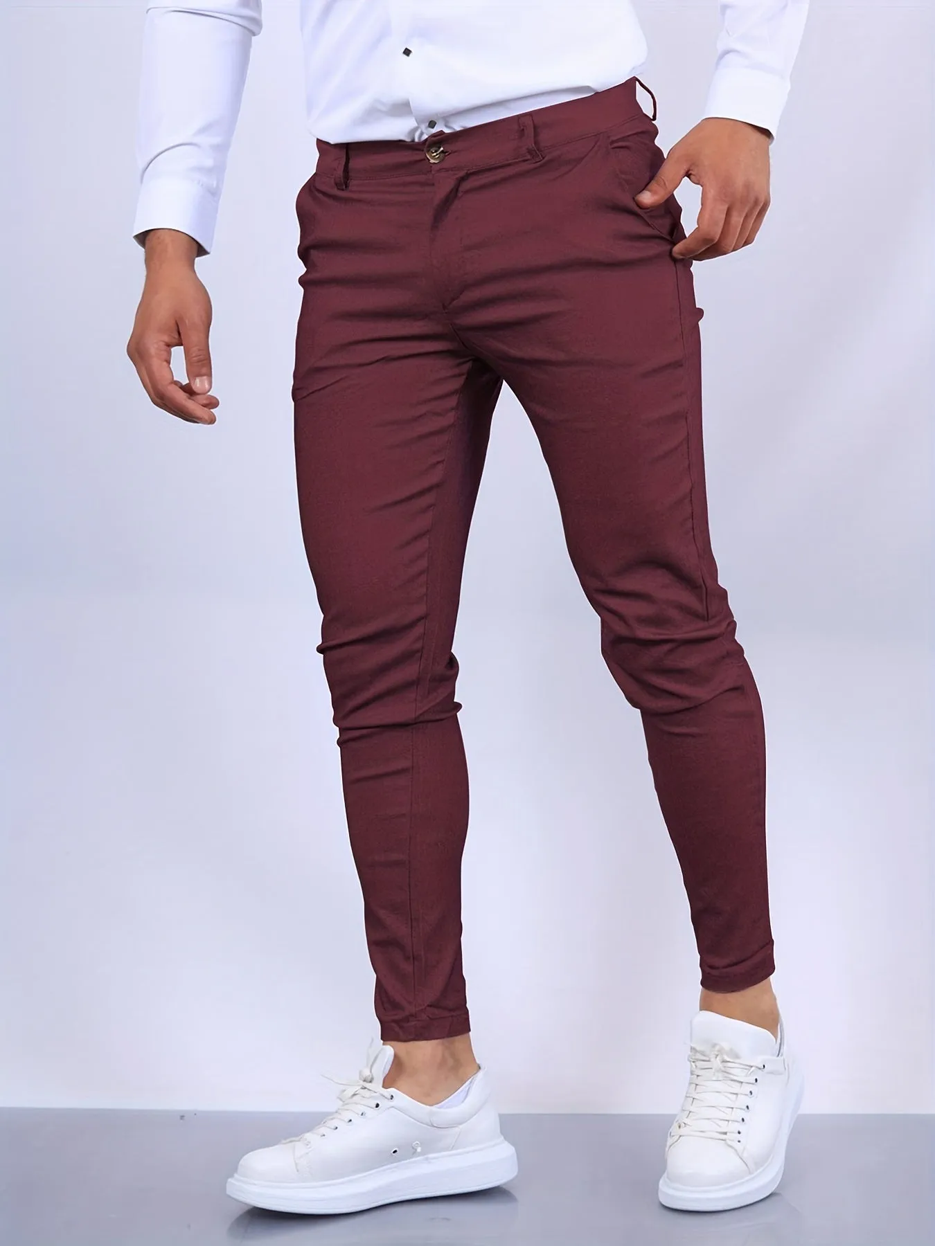 FlexiMove Herren Slim-Fit-Hosen mit Bewegungsfreiheit