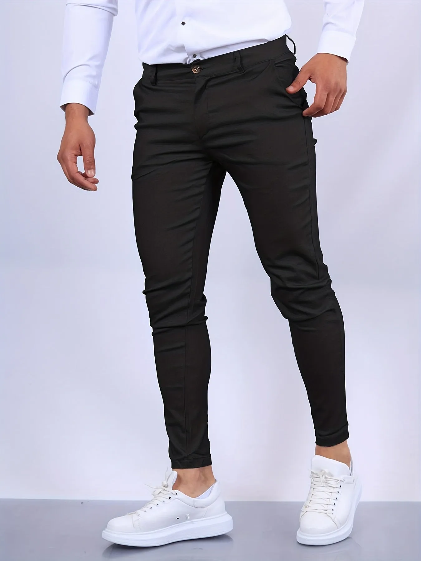 FlexiMove Herren Slim-Fit-Hosen mit Bewegungsfreiheit