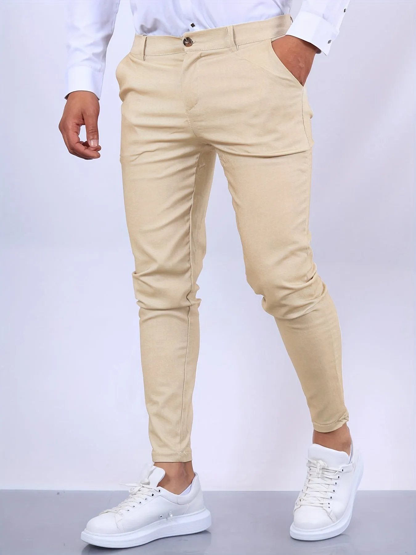 FlexiMove Herren Slim-Fit-Hosen mit Bewegungsfreiheit