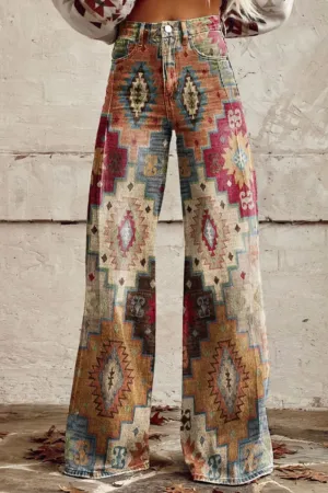 Francella | Boho Serenity Wide-Leg Pants