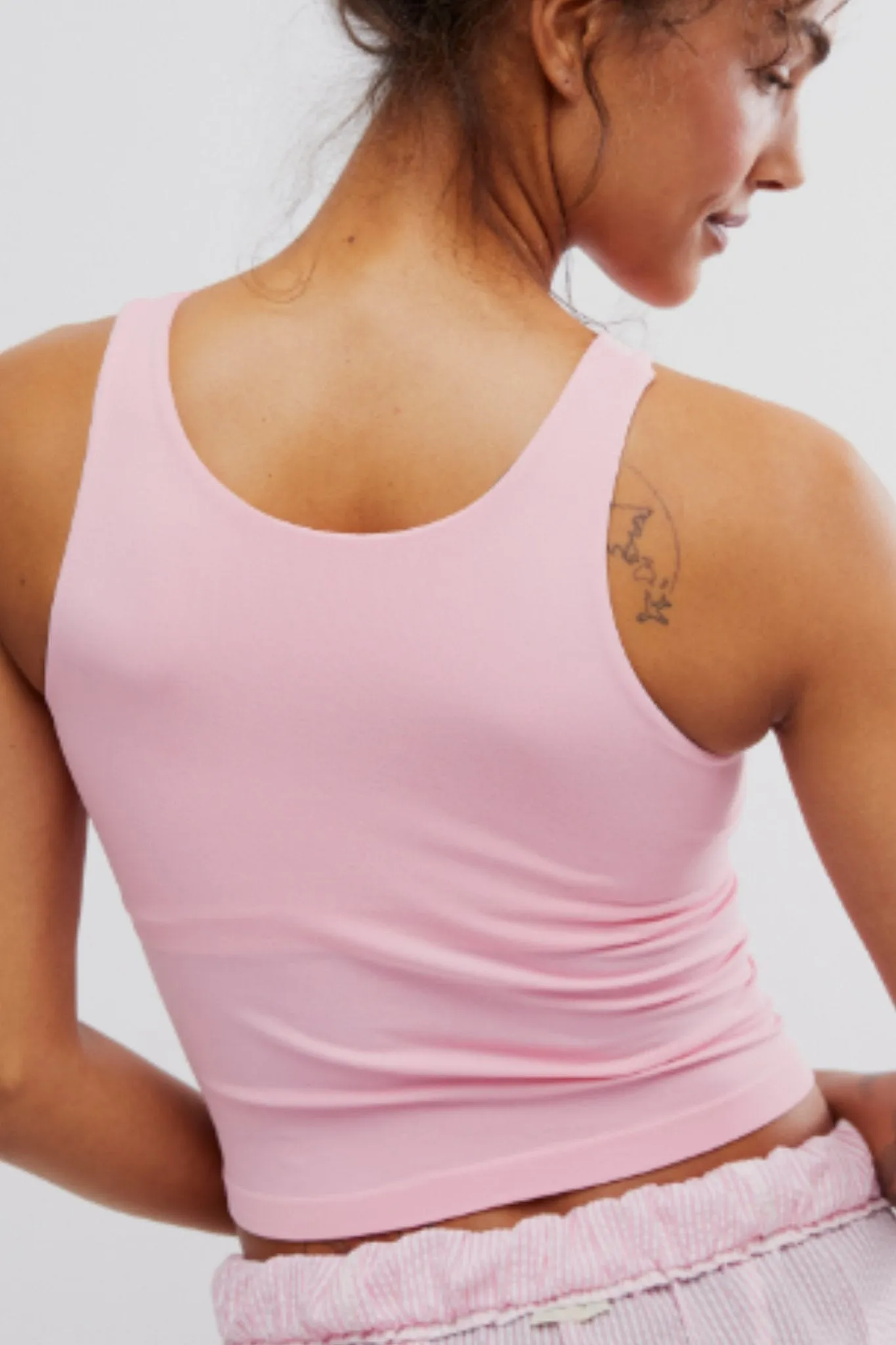 Free People: Clean Lines Cami in Candy Pink