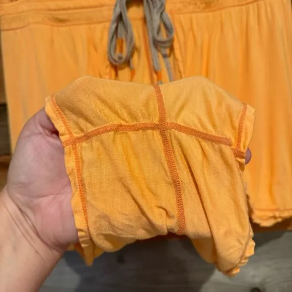 Free People FP Movement Dream Work Shorts Orange Size L